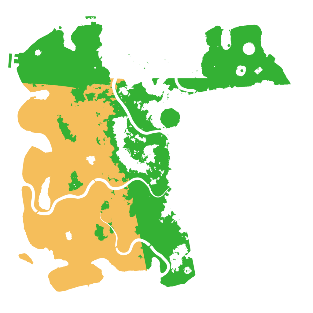 Biome Rust Map: Procedural Map, Size: 4500, Seed: 168604539