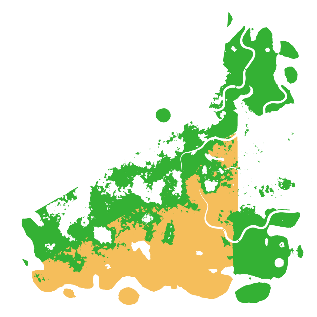 Biome Rust Map: Procedural Map, Size: 6000, Seed: 852439867
