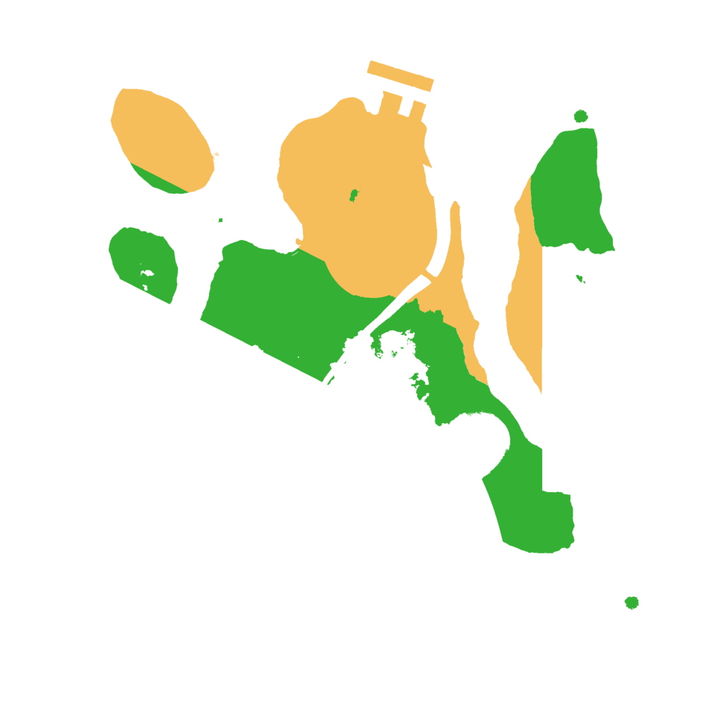 Biome Rust Map: Procedural Map, Size: 2200, Seed: 1123541311