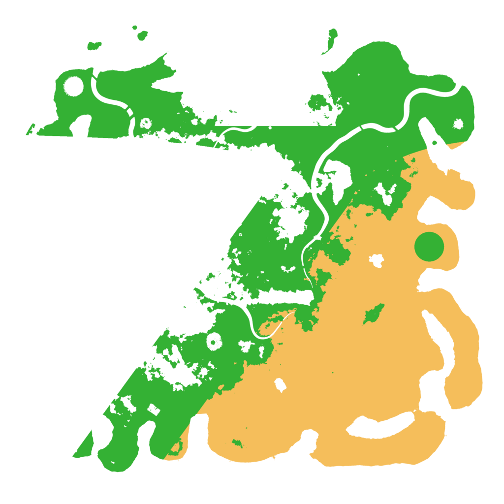 Biome Rust Map: Procedural Map, Size: 4500, Seed: 187493218
