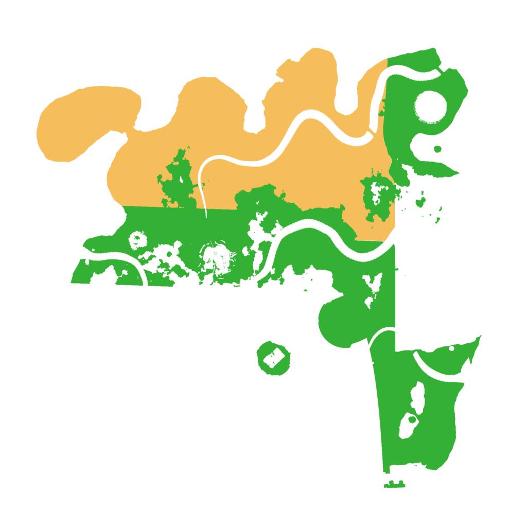 Biome Rust Map: Procedural Map, Size: 2900, Seed: 90