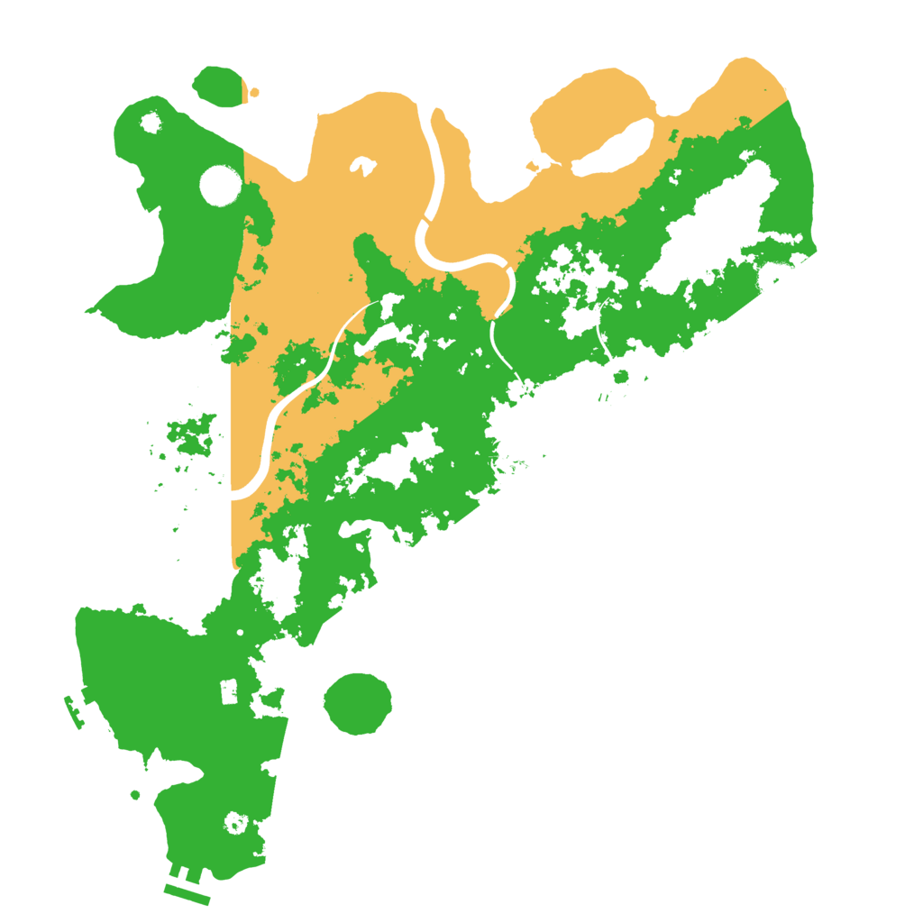 Biome Rust Map: Procedural Map, Size: 4000, Seed: 1990167067