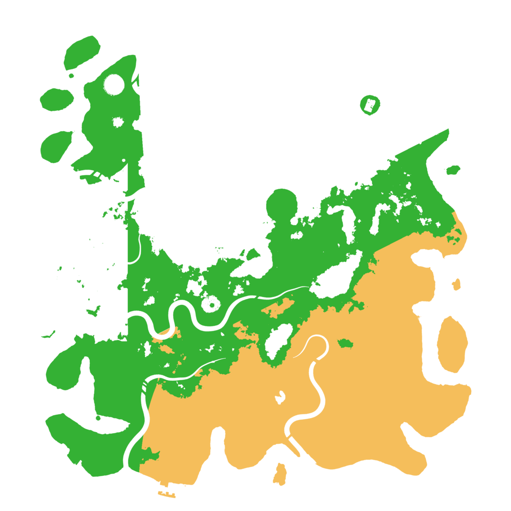 Biome Rust Map: Procedural Map, Size: 4350, Seed: 1586544950