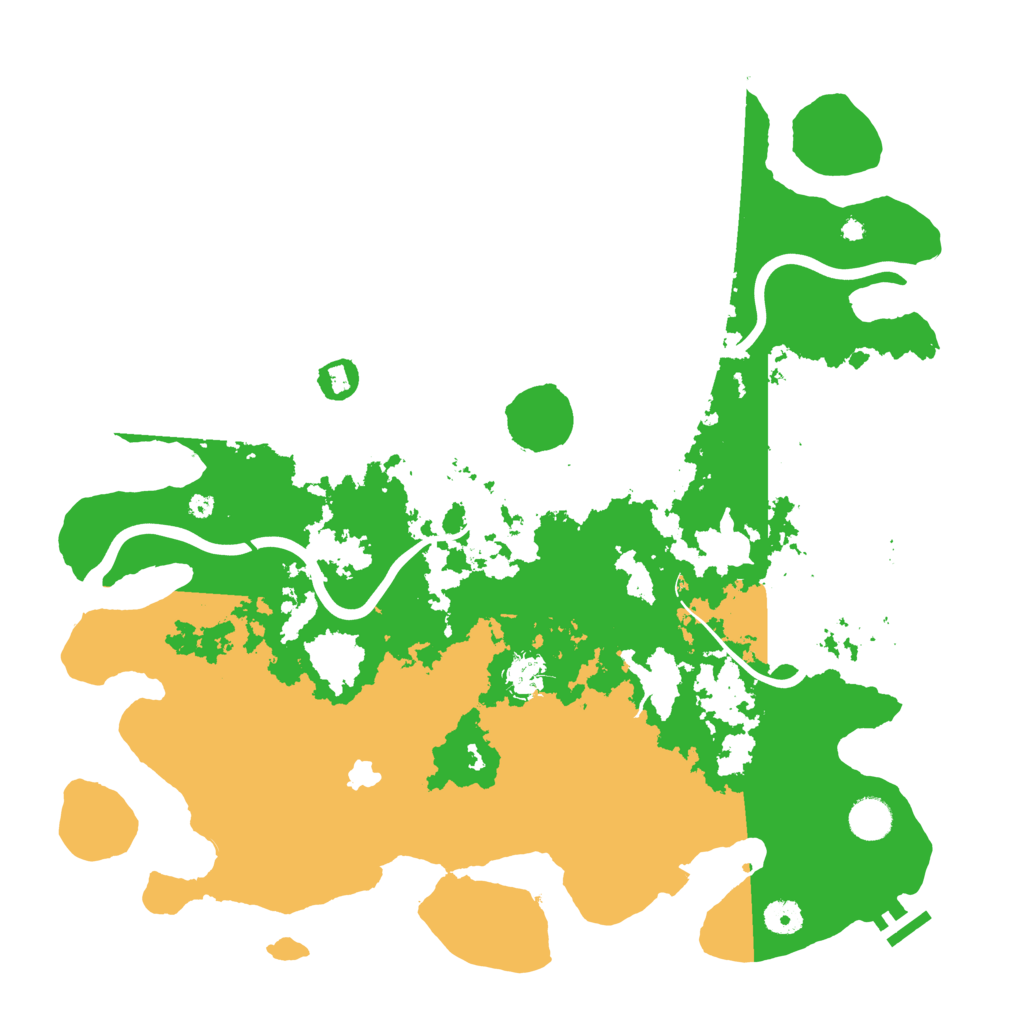 Biome Rust Map: Procedural Map, Size: 4200, Seed: 743336550