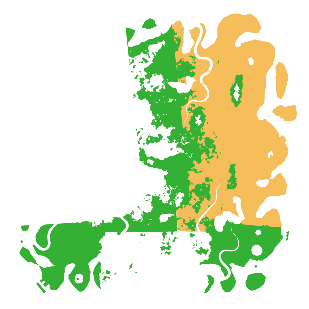 Biome Rust Map: Procedural Map, Size: 5000, Seed: 17840234