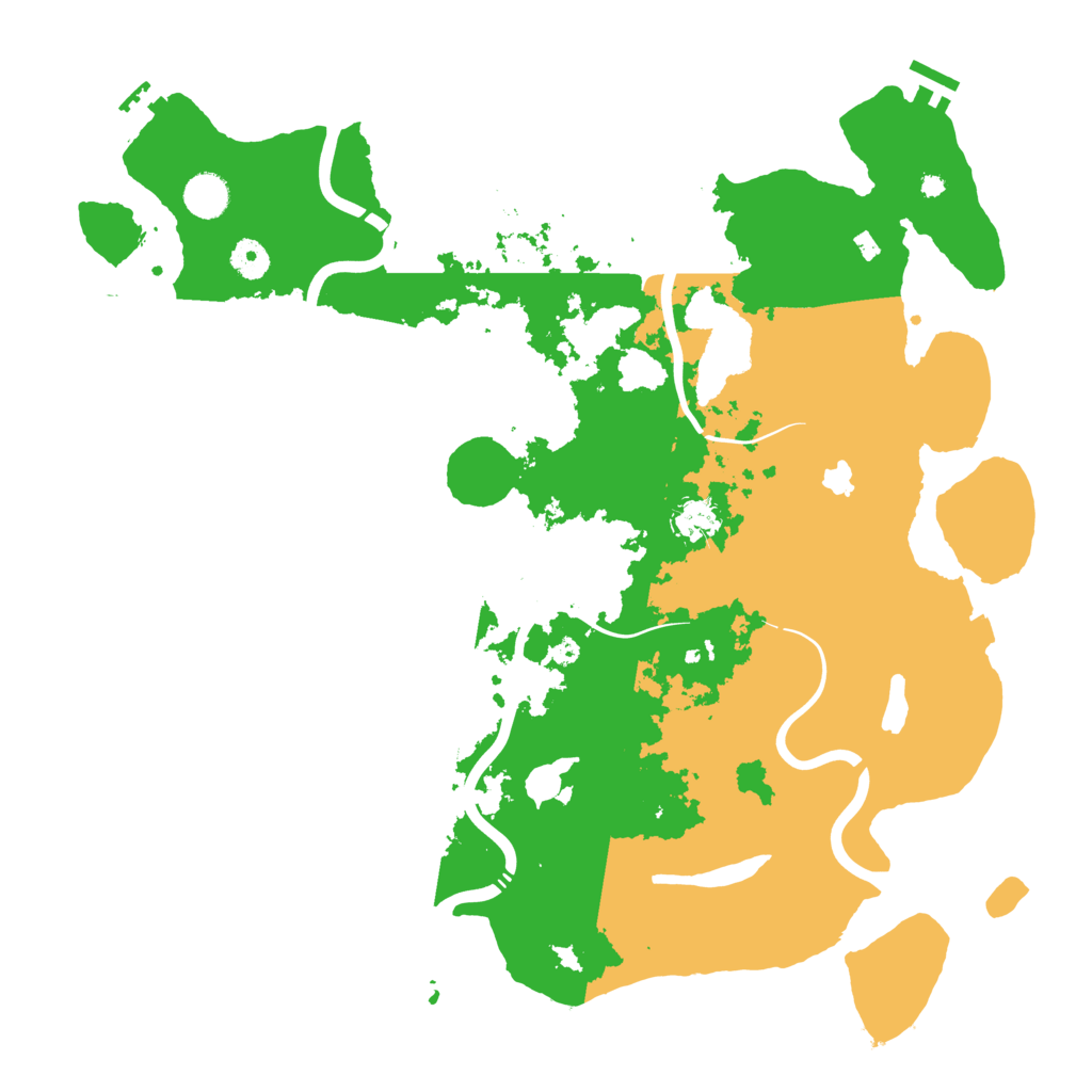 Biome Rust Map: Procedural Map, Size: 4250, Seed: 1316364286