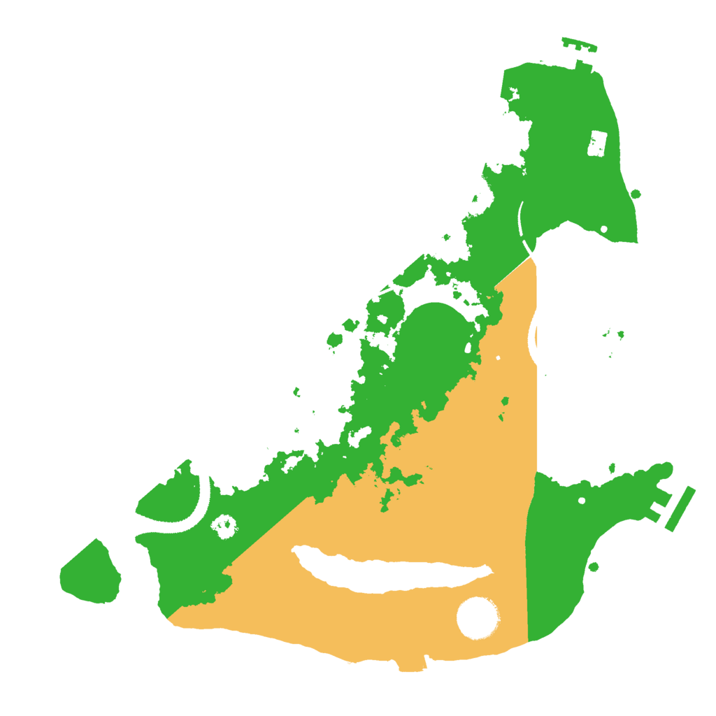 Biome Rust Map: Procedural Map, Size: 3000, Seed: 242930886