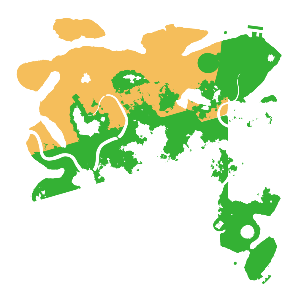 Biome Rust Map: Procedural Map, Size: 4000, Seed: 803680729