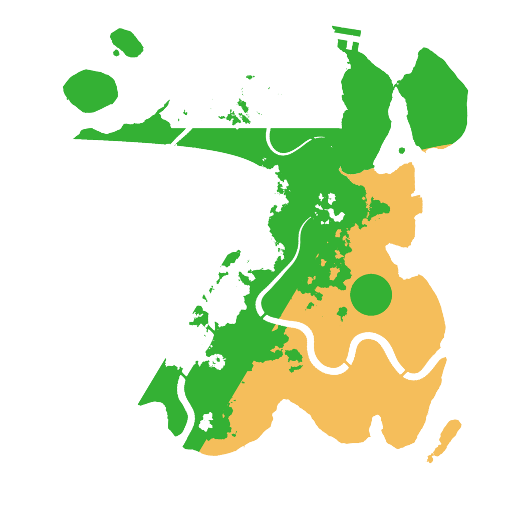 Biome Rust Map: Procedural Map, Size: 3250, Seed: 1268140387
