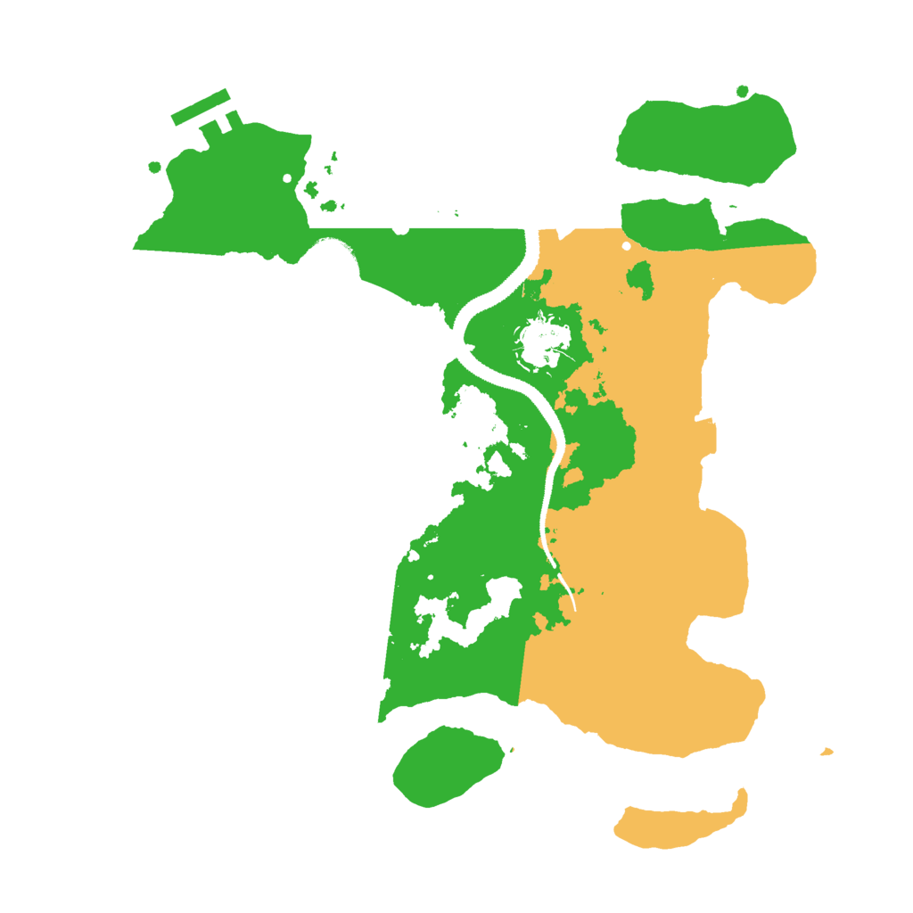 Biome Rust Map: Procedural Map, Size: 3000, Seed: 1080432626