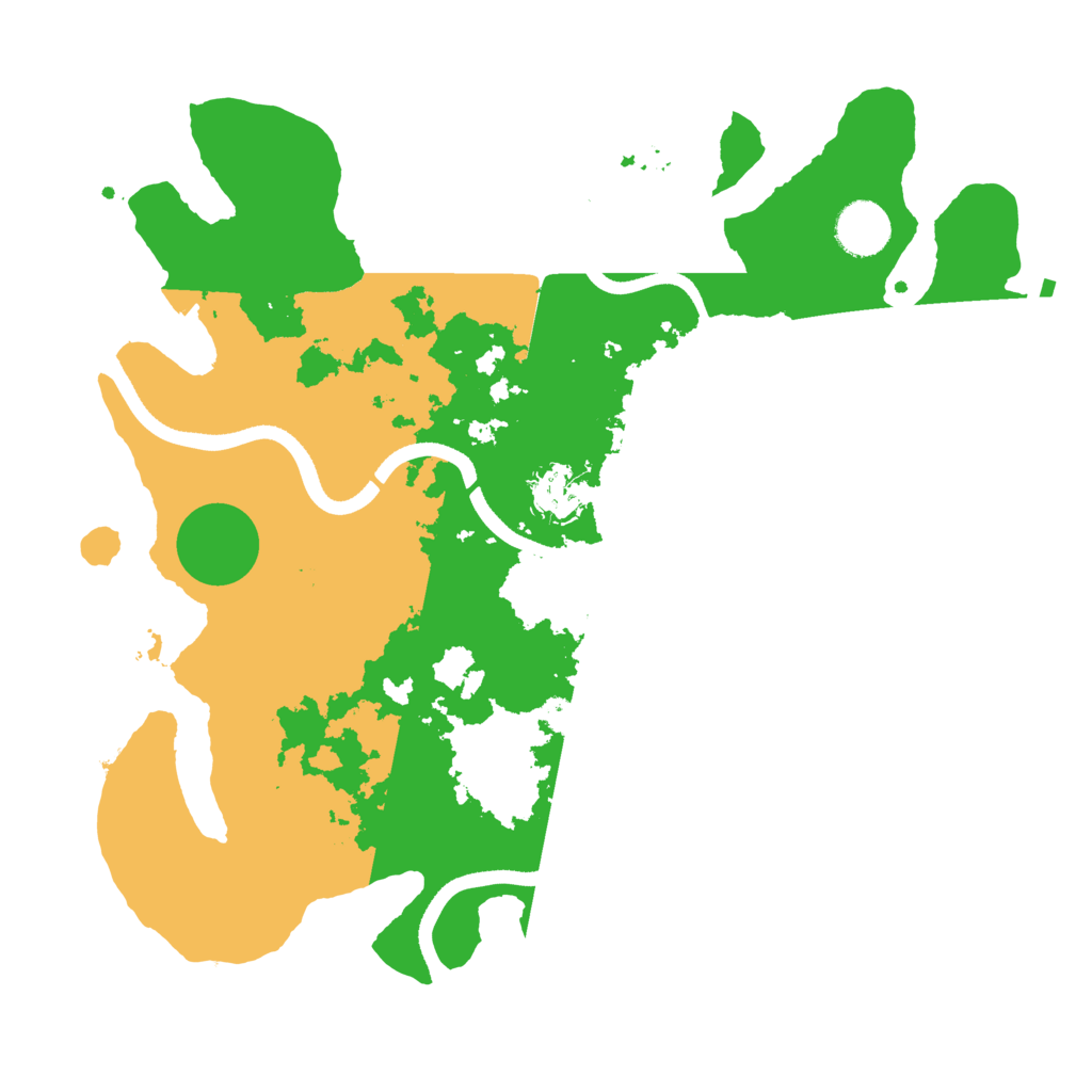 Biome Rust Map: Procedural Map, Size: 3500, Seed: 503103948
