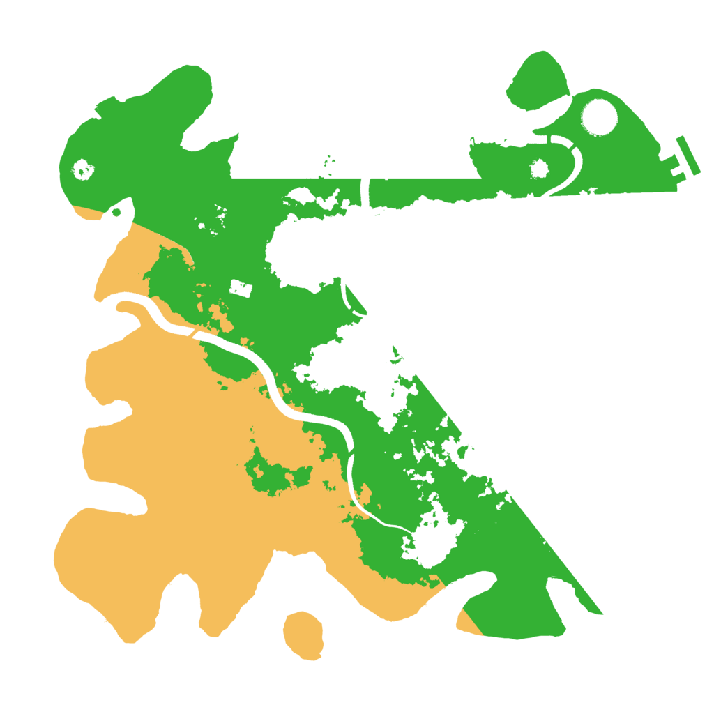 Biome Rust Map: Procedural Map, Size: 3500, Seed: 1055689783