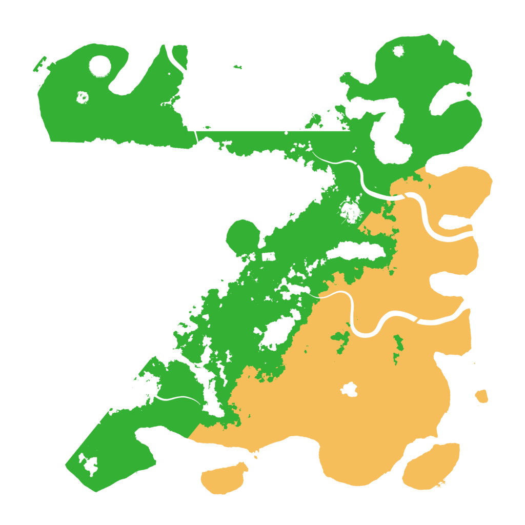 Biome Rust Map: Procedural Map, Size: 4250, Seed: 123459768