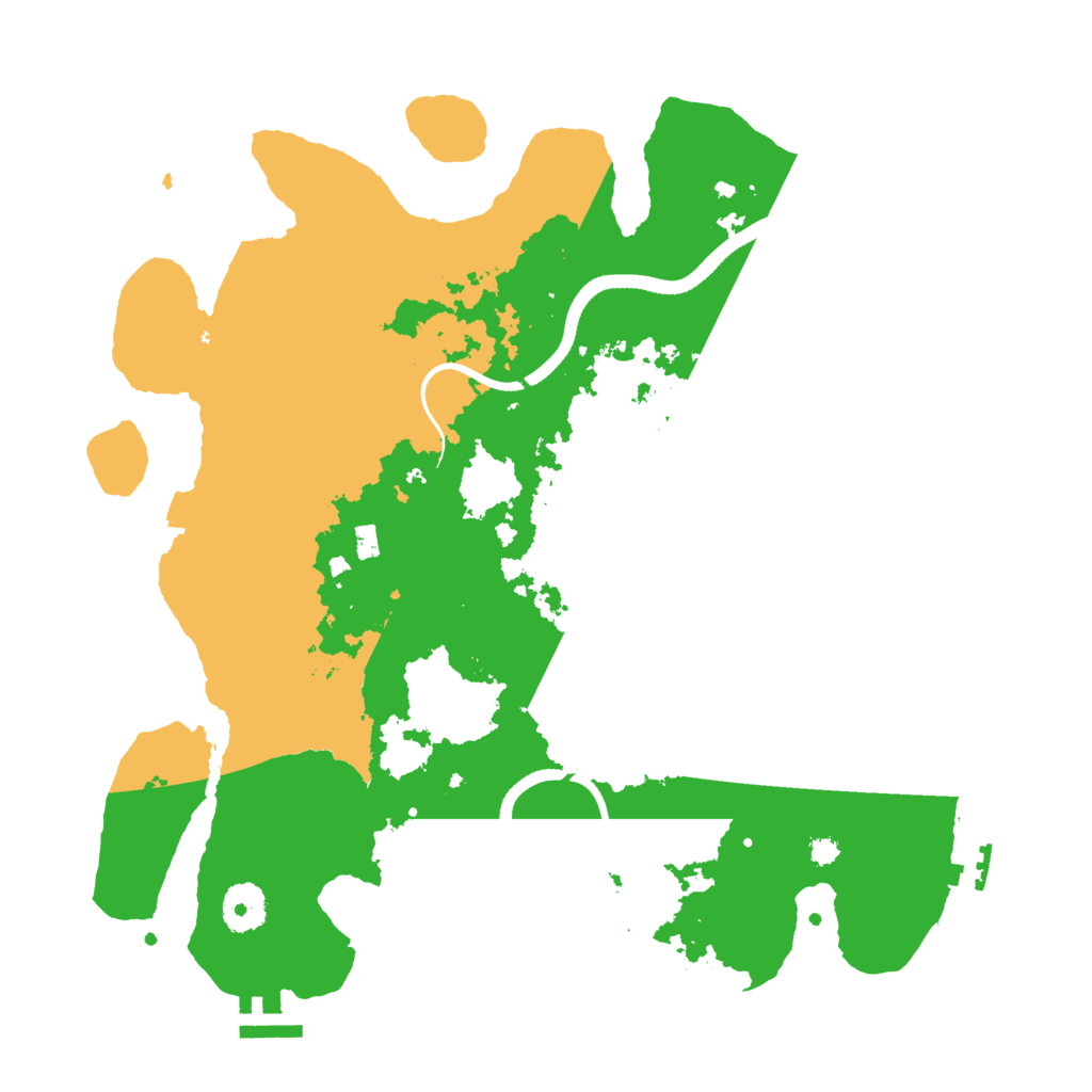 Biome Rust Map: Procedural Map, Size: 3500, Seed: 1187126846