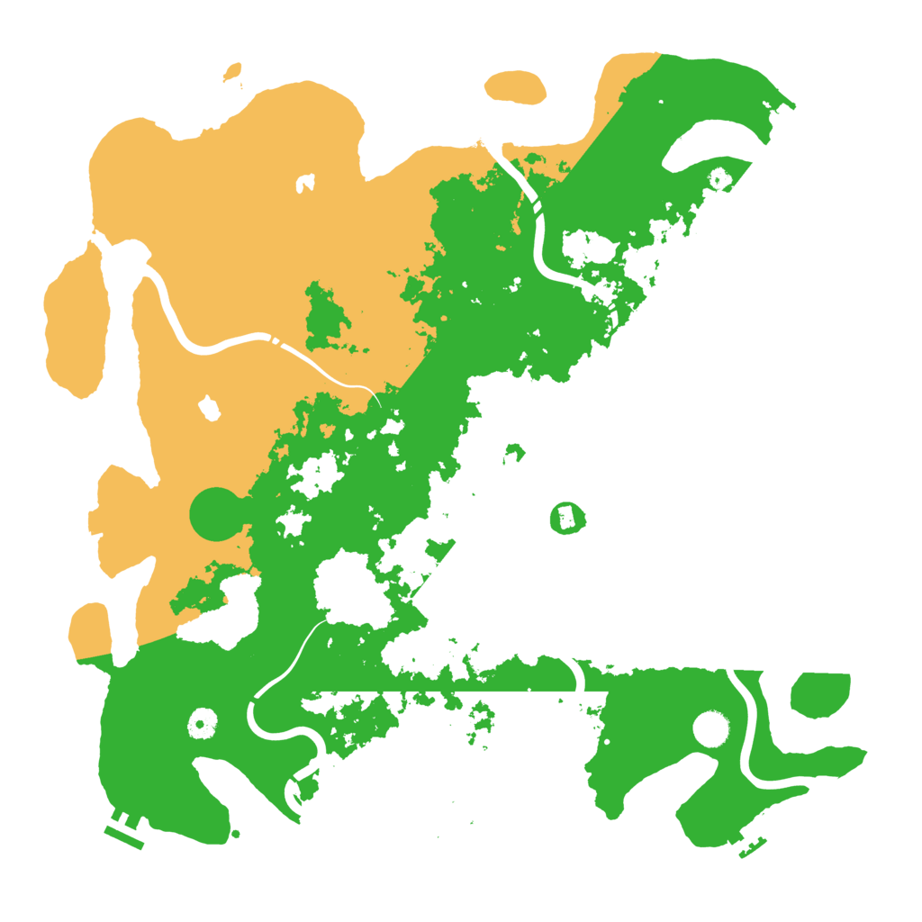 Biome Rust Map: Procedural Map, Size: 4500, Seed: 664246215