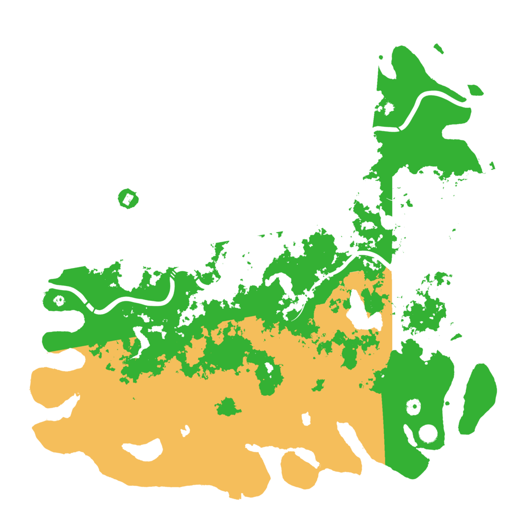 Biome Rust Map: Procedural Map, Size: 5000, Seed: 46875138