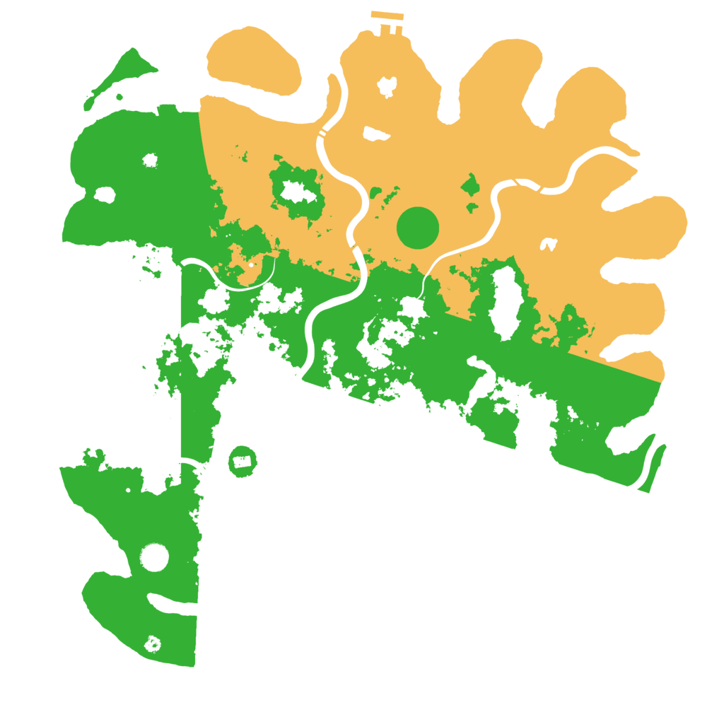 Biome Rust Map: Procedural Map, Size: 4500, Seed: 663432064
