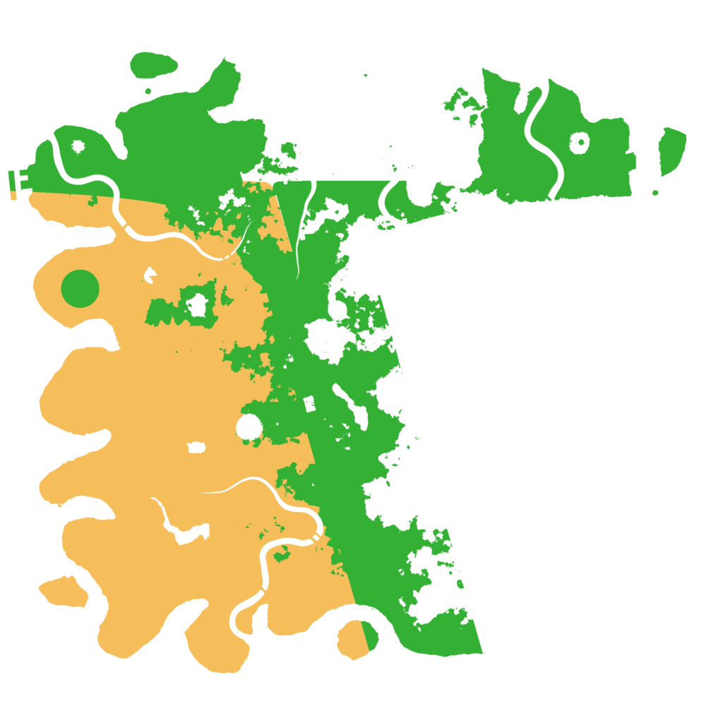Biome Rust Map: Procedural Map, Size: 5000, Seed: 98745456