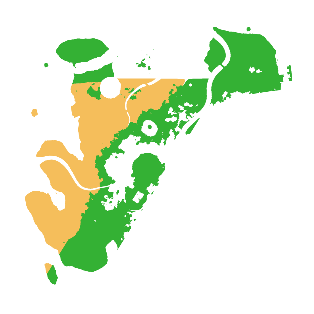 Biome Rust Map: Procedural Map, Size: 3000, Seed: 781232607