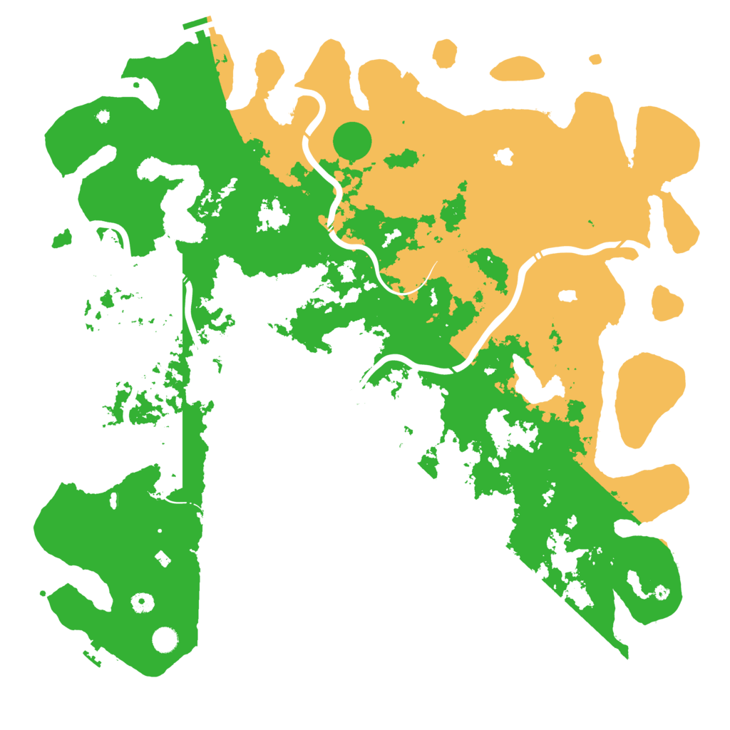 Biome Rust Map: Procedural Map, Size: 5000, Seed: 219089708