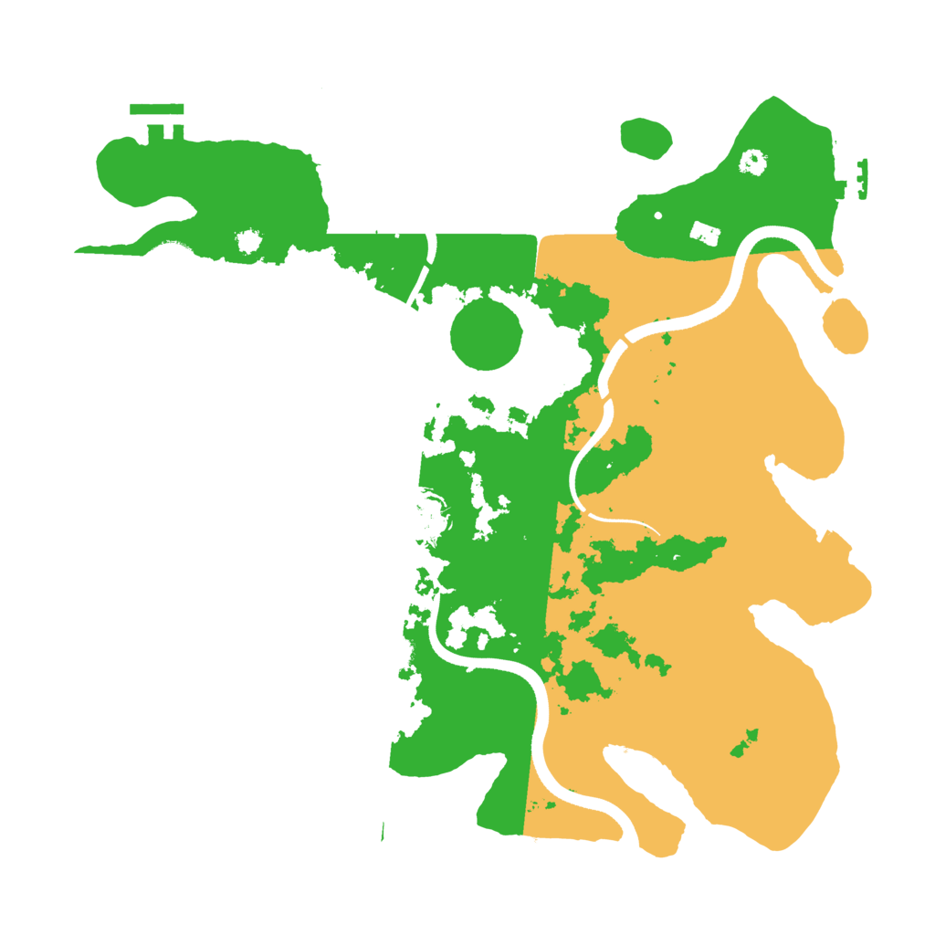 Biome Rust Map: Procedural Map, Size: 3500, Seed: 1893764959