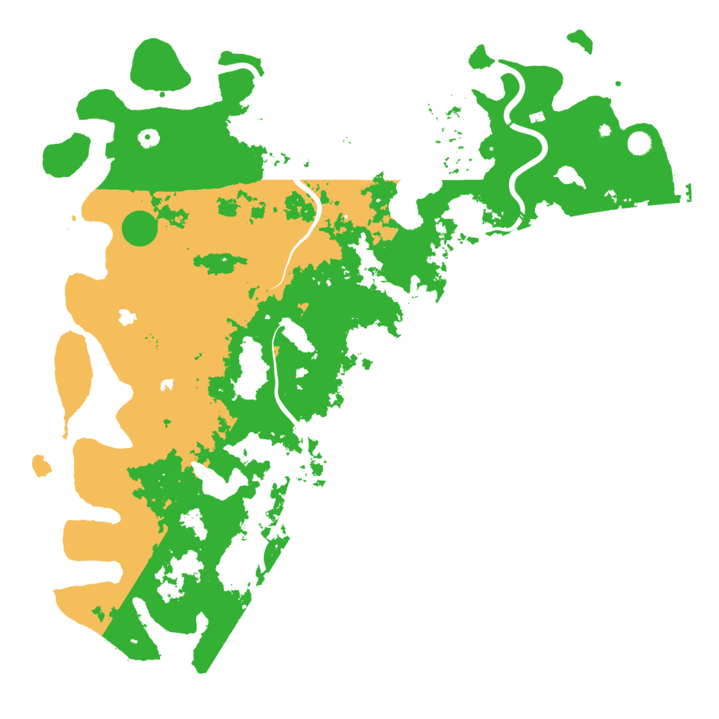 Biome Rust Map: Procedural Map, Size: 5300, Seed: 26666667