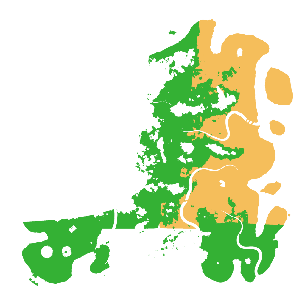 Biome Rust Map: Procedural Map, Size: 4500, Seed: 54785199