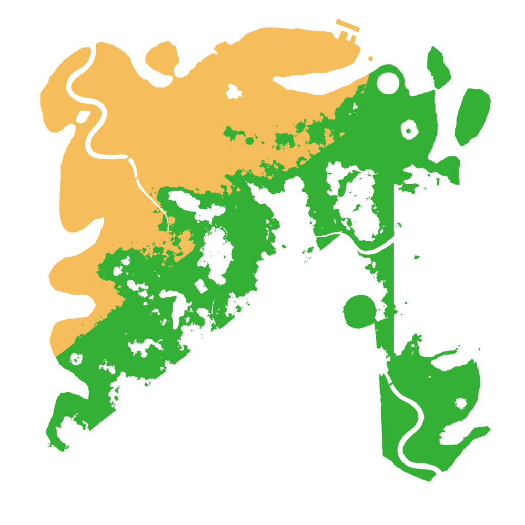 Biome Rust Map: Procedural Map, Size: 4300, Seed: 20260101