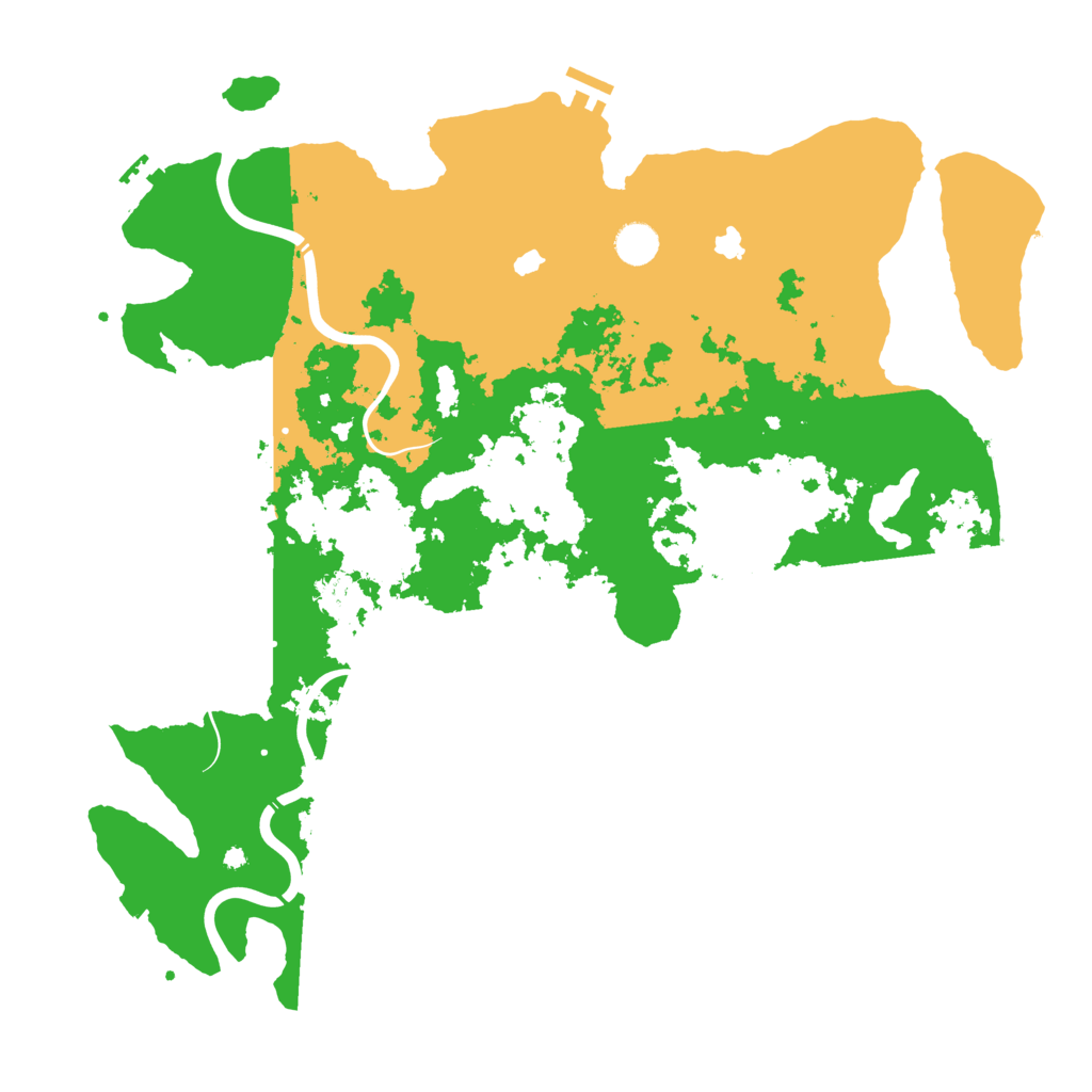 Biome Rust Map: Procedural Map, Size: 4500, Seed: 440994840
