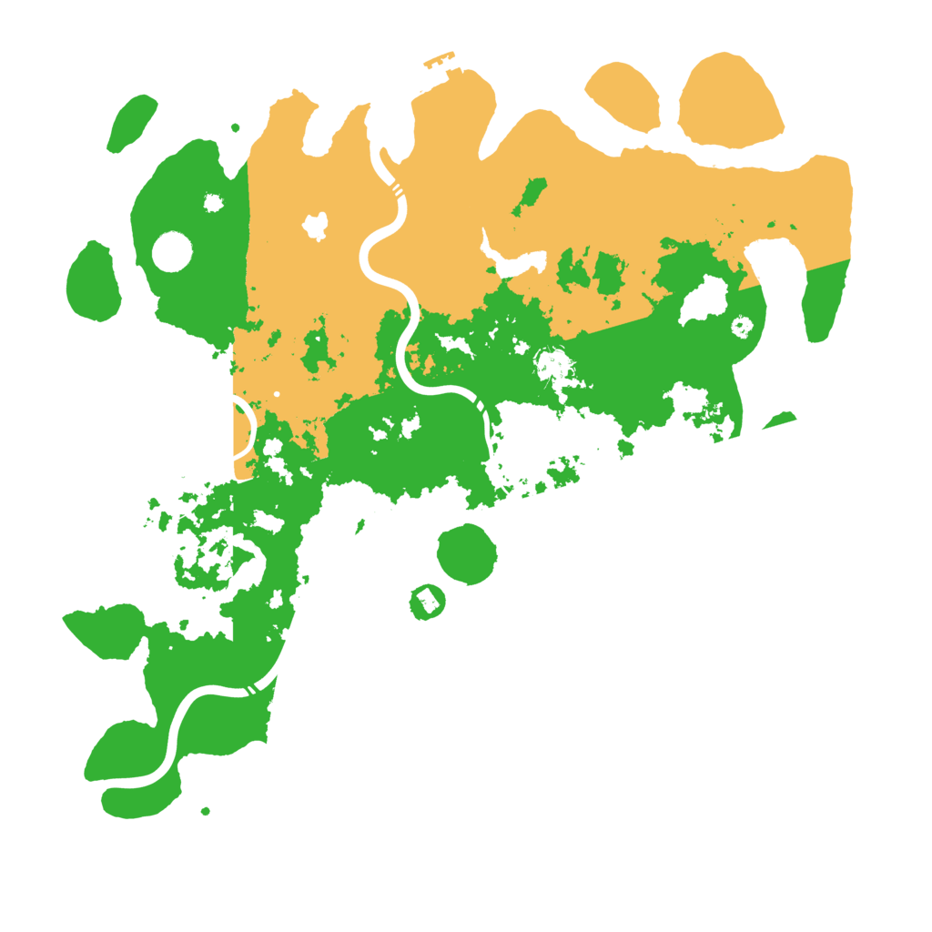 Biome Rust Map: Procedural Map, Size: 4400, Seed: 606995231