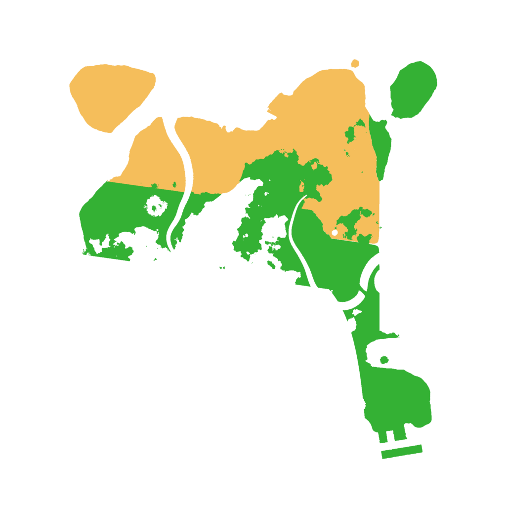 Biome Rust Map: Procedural Map, Size: 2500, Seed: 1506199103