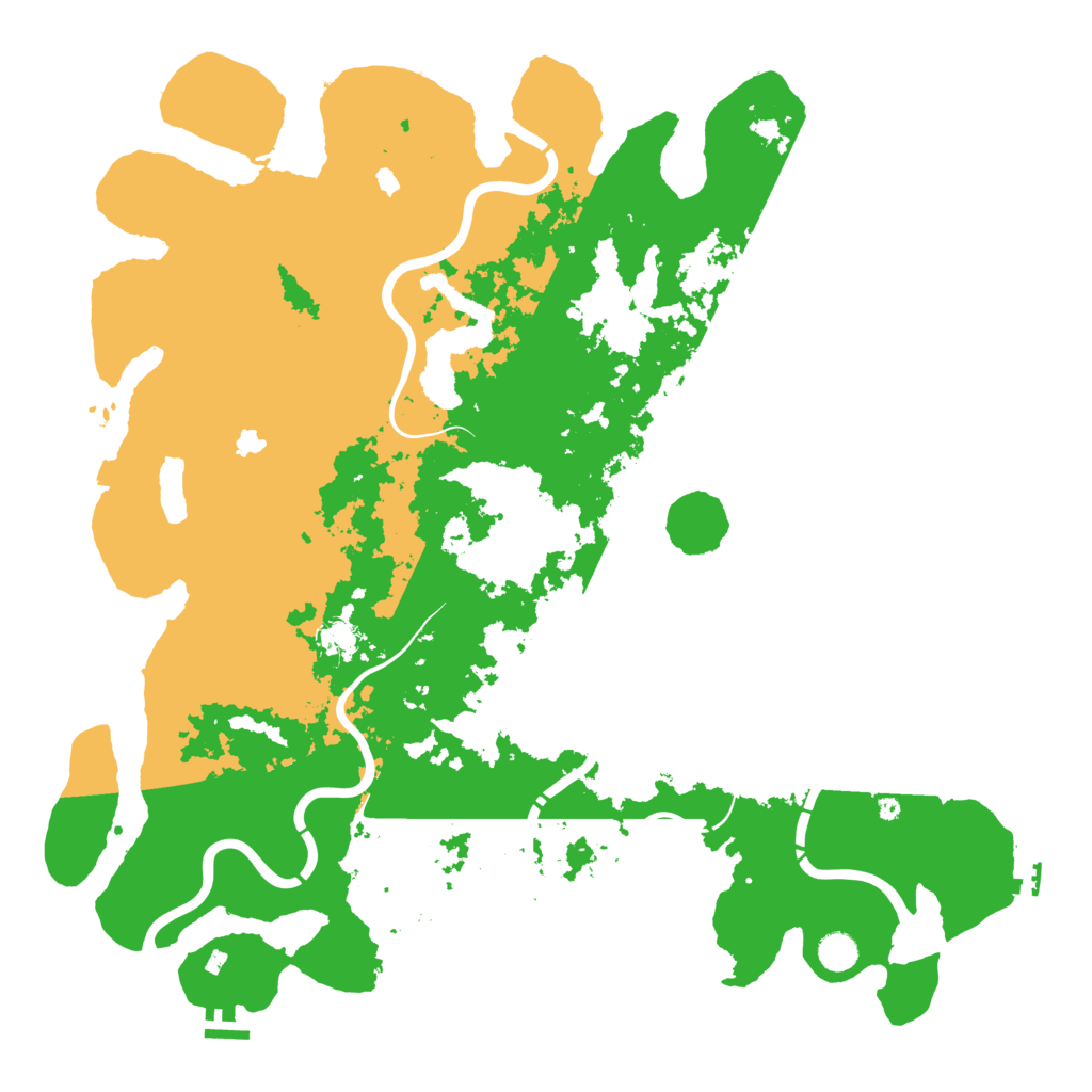 Biome Rust Map: Procedural Map, Size: 4895, Seed: 2103623614