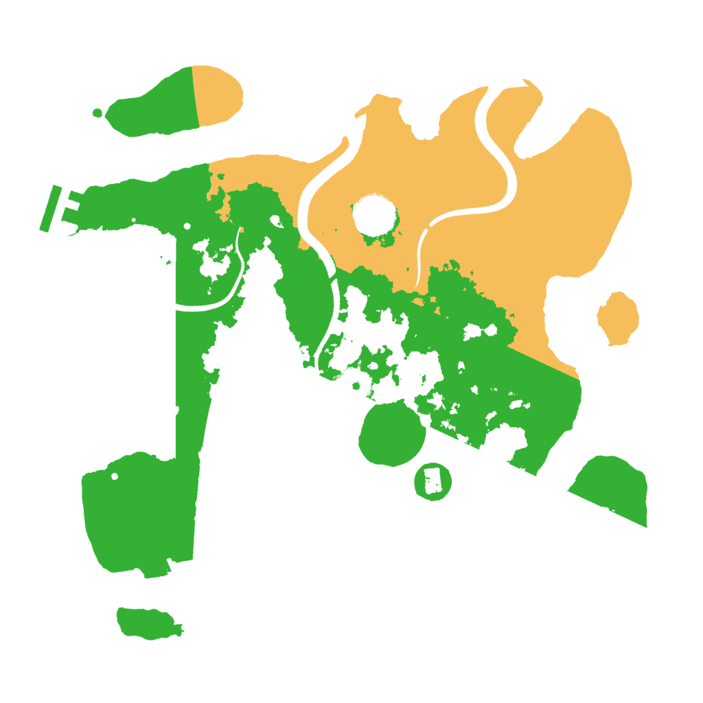 Biome Rust Map: Procedural Map, Size: 3000, Seed: 1547716248