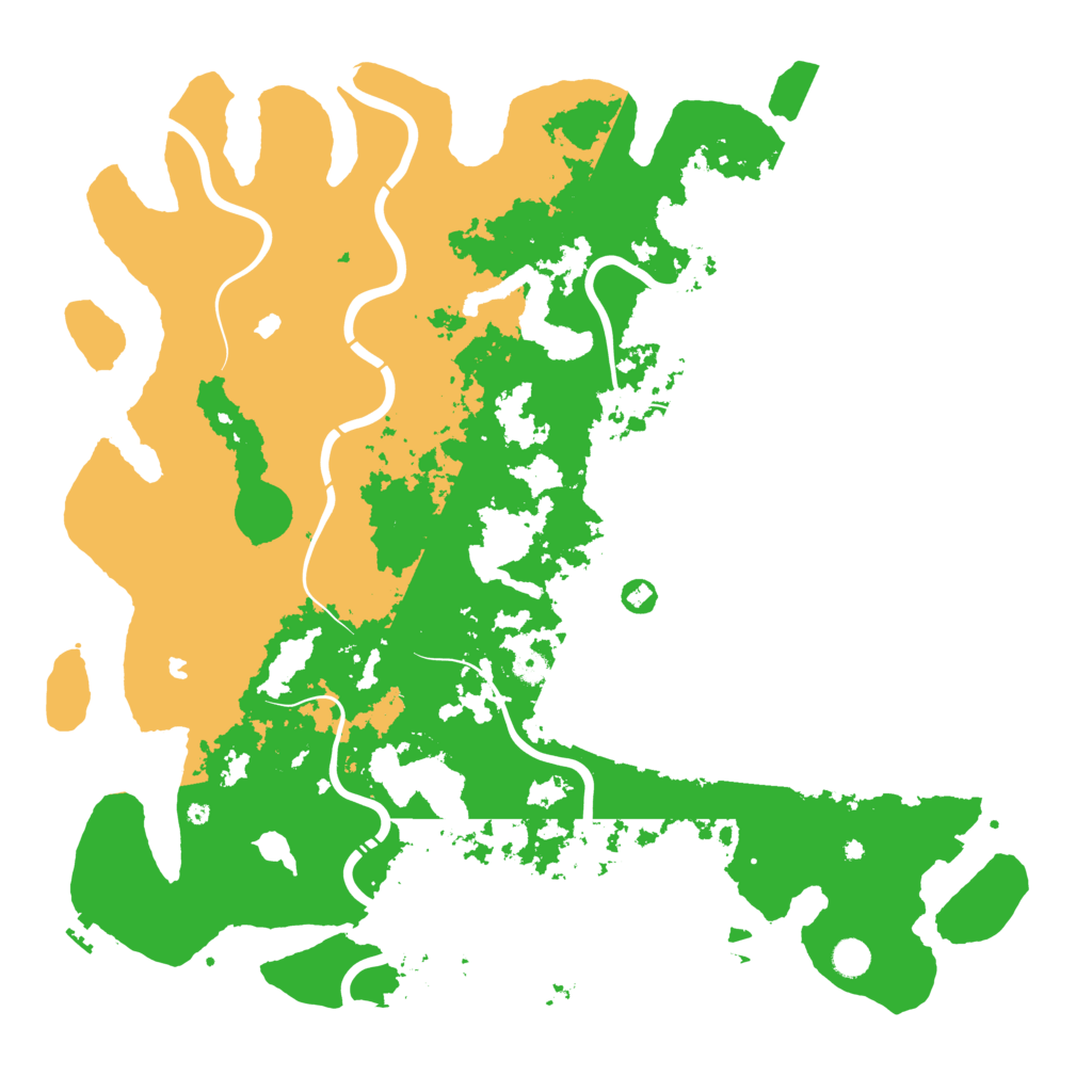 Biome Rust Map: Procedural Map, Size: 5000, Seed: 796687404