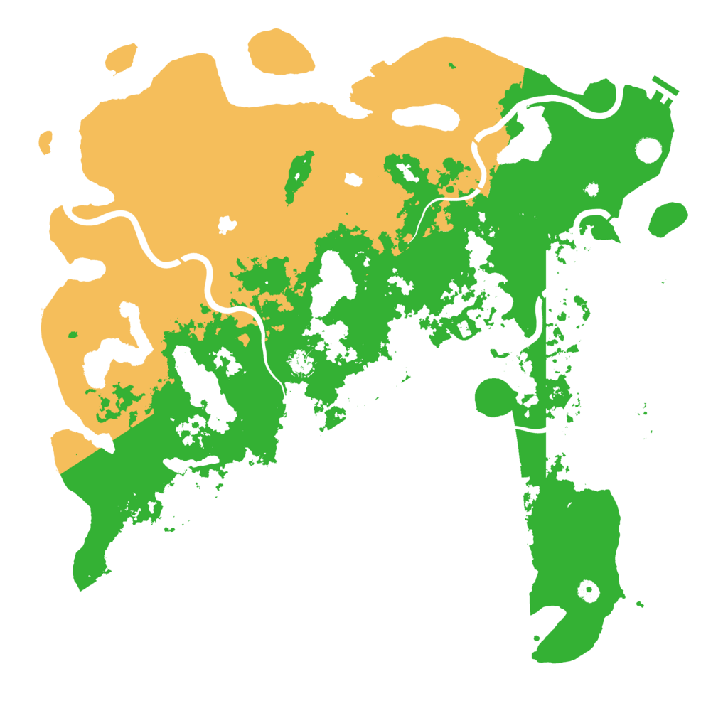Biome Rust Map: Procedural Map, Size: 5000, Seed: 1319855690