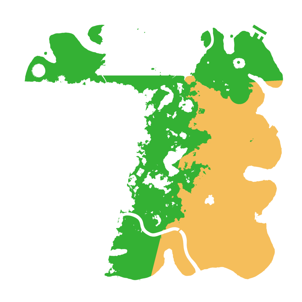Biome Rust Map: Procedural Map, Size: 4000, Seed: 1030