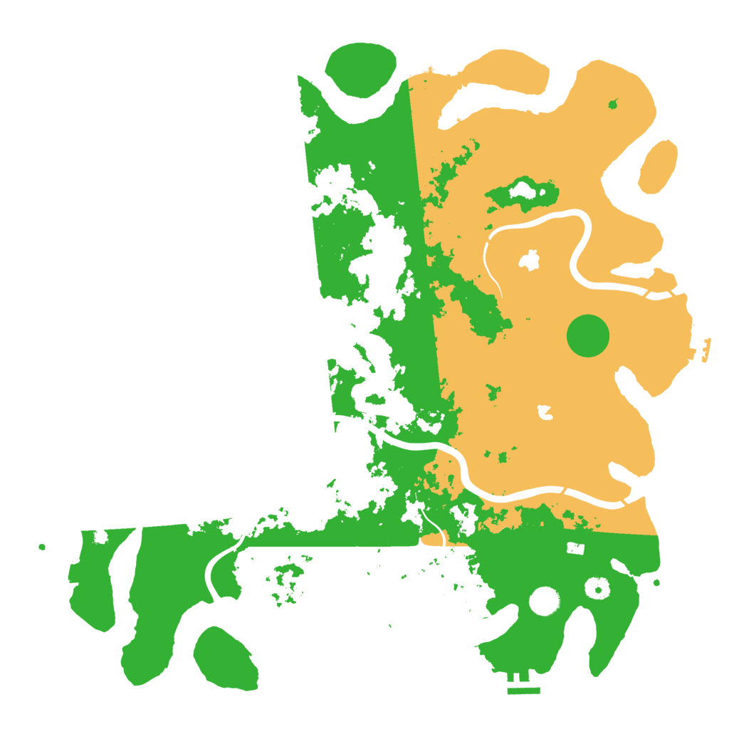 Biome Rust Map: Procedural Map, Size: 4500, Seed: 2752856