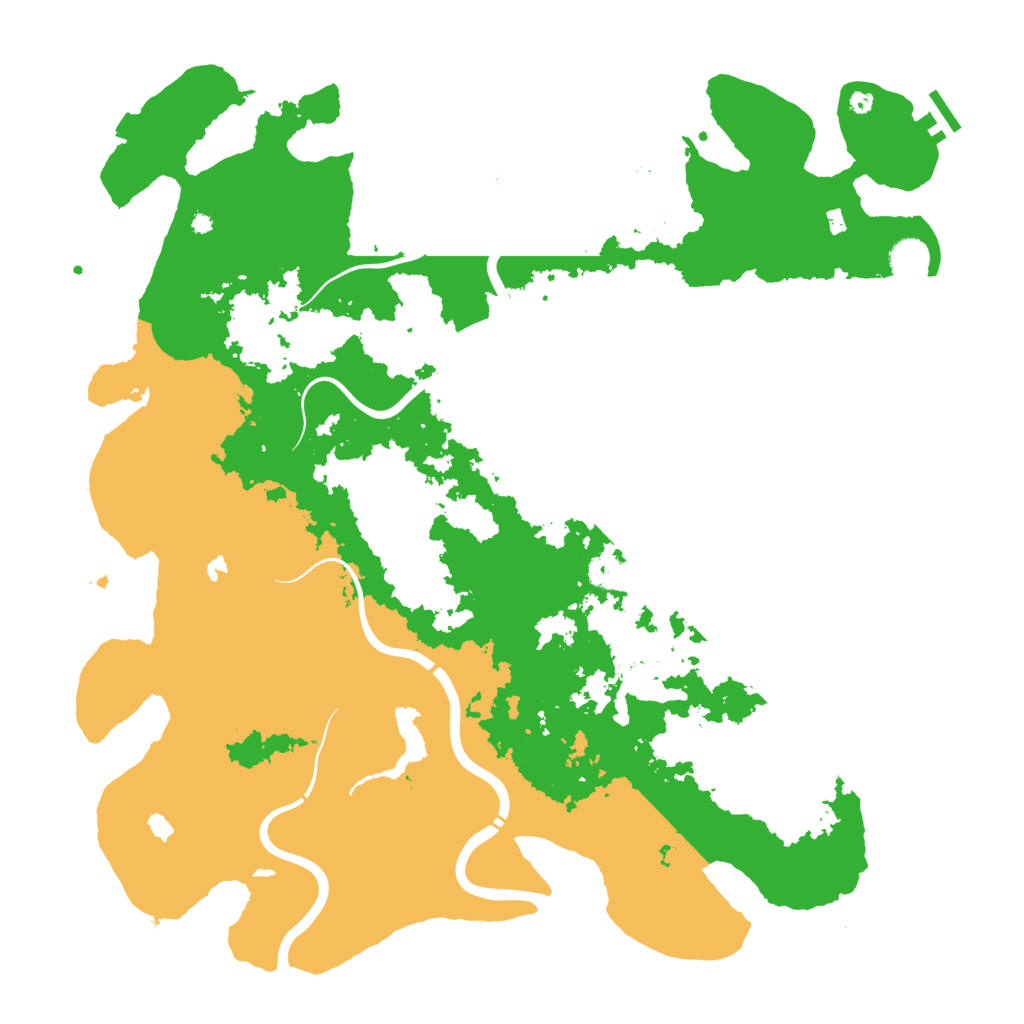 Biome Rust Map: Procedural Map, Size: 4500, Seed: 1650840721