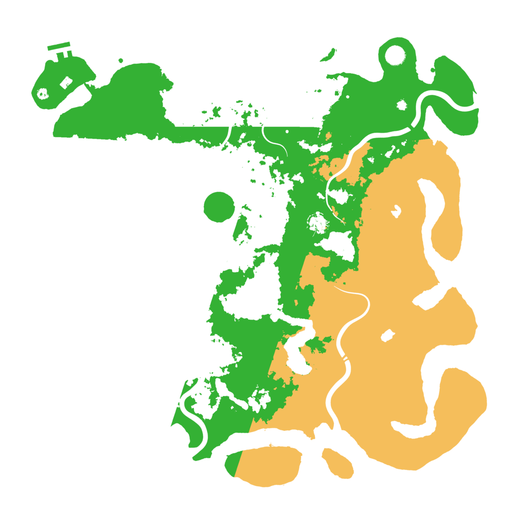 Biome Rust Map: Procedural Map, Size: 4500, Seed: 1442890237