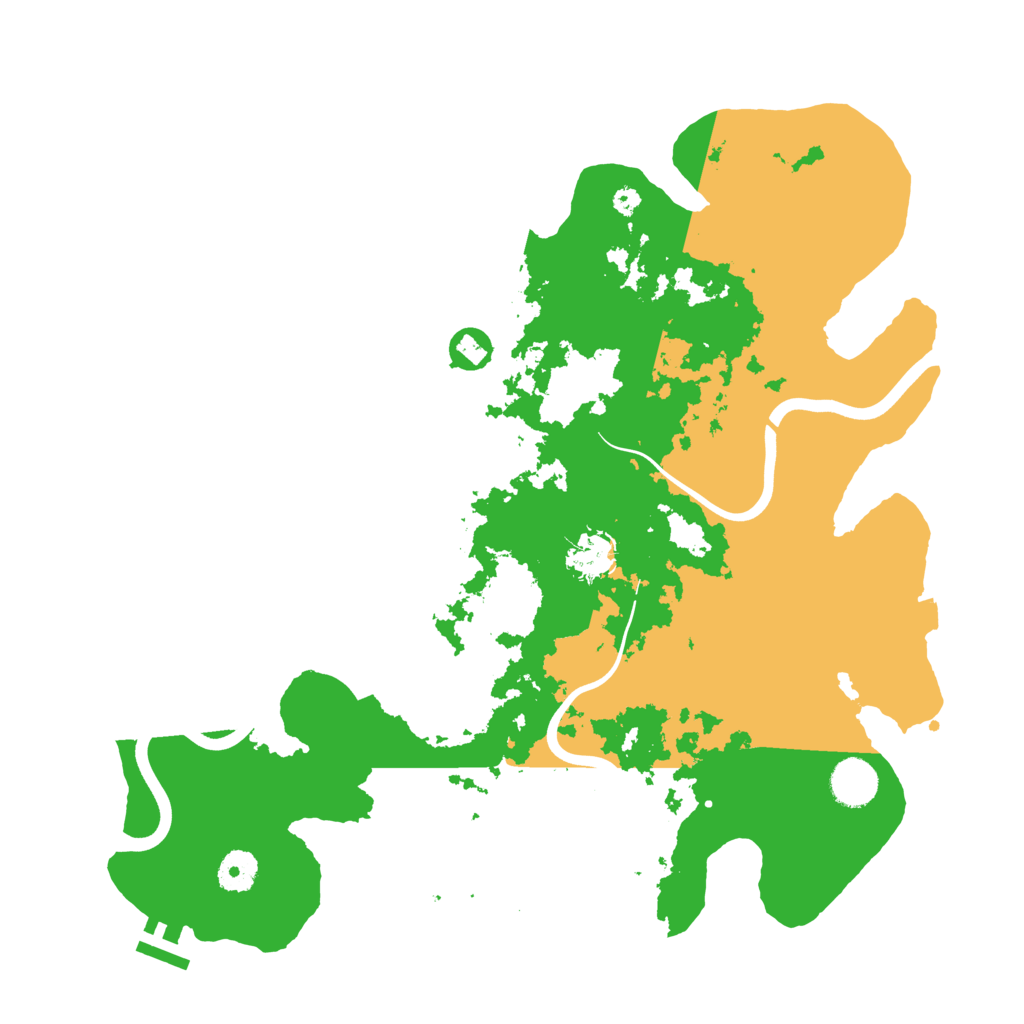 Biome Rust Map: Procedural Map, Size: 3800, Seed: 72226