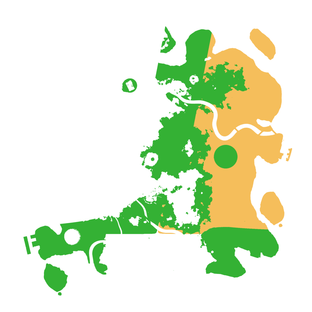 Biome Rust Map: Procedural Map, Size: 3500, Seed: 1123588108