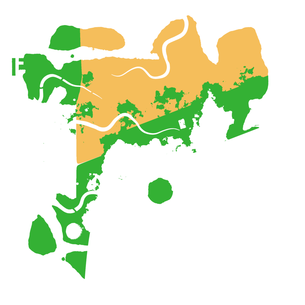Biome Rust Map: Procedural Map, Size: 3500, Seed: 1089014548