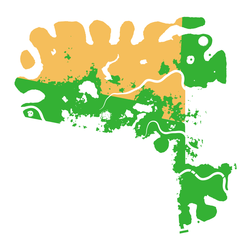 Biome Rust Map: Procedural Map, Size: 4500, Seed: 327082995