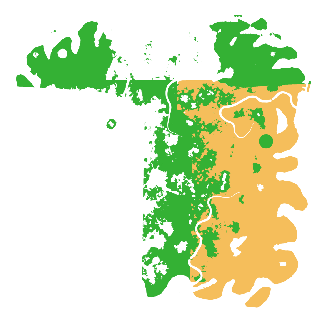 Biome Rust Map: Procedural Map, Size: 6000, Seed: 1790516571