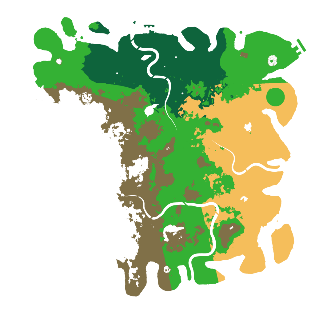 Biome Rust Map: Procedural Map, Size: 4500, Seed: 443177249