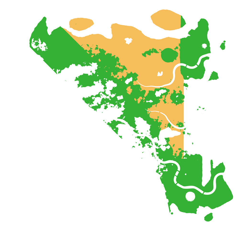 Biome Rust Map: Procedural Map, Size: 4500, Seed: 260102
