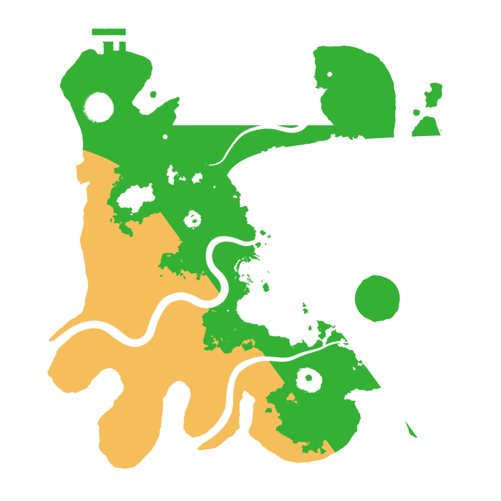 Biome Rust Map: Procedural Map, Size: 3000, Seed: 1041482989