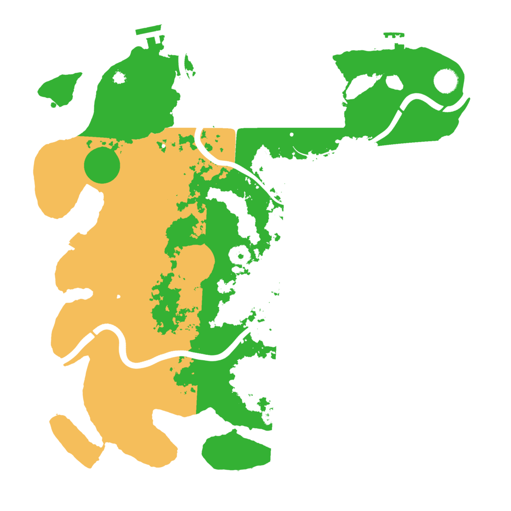 Biome Rust Map: Procedural Map, Size: 3750, Seed: 677889330