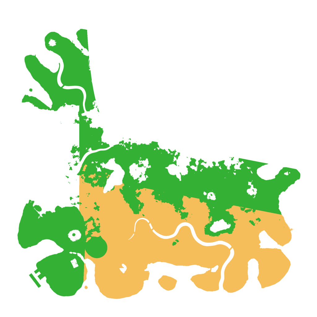 Biome Rust Map: Procedural Map, Size: 4000, Seed: 528829921