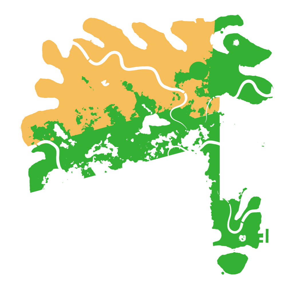 Biome Rust Map: Procedural Map, Size: 4250, Seed: 1143292485